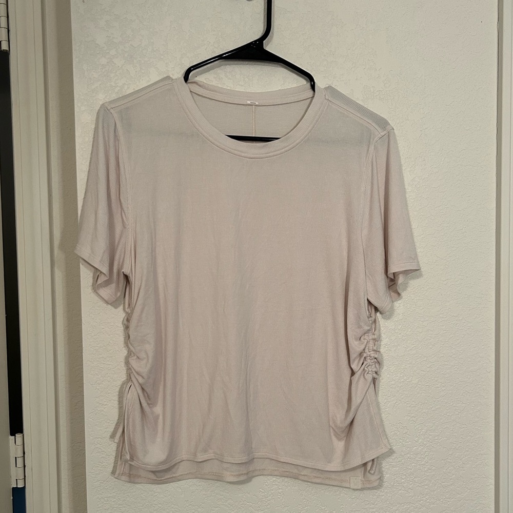 Lululemon side cinch ribbed top